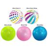 Striped Pattern Colorful Striped Ball Transparent Material Transparent Ball Beach Ball  Beach Party