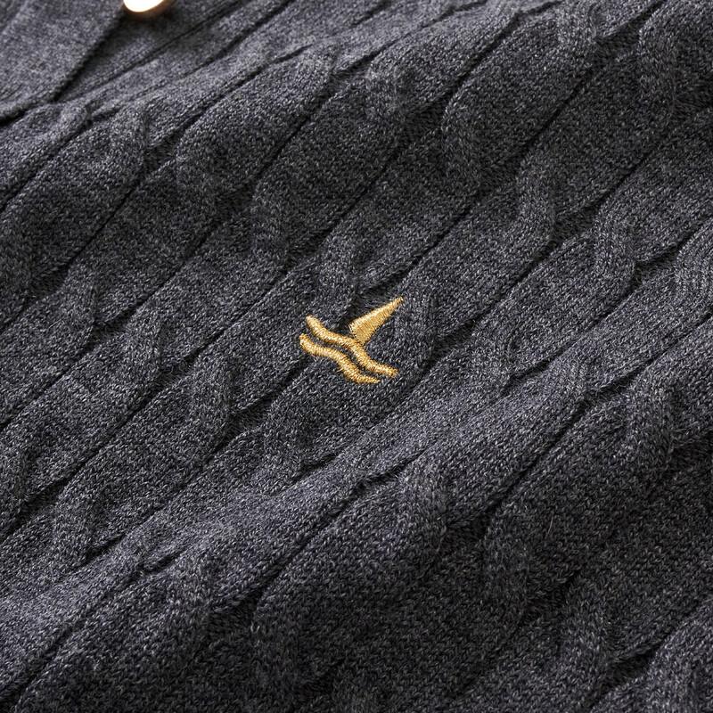 Navigare Women's Faux Two-Piece Knit Cardigan