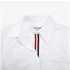 Tom Brown Fll005e 03113 100 Hidden Stripe Grosgrain Classic Poplin Women Shirt