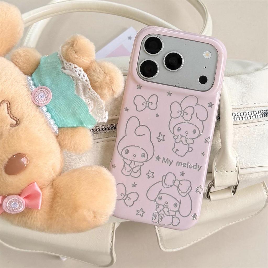 Double-Layered Anti-Drop Cartoon Phone Case for iPhone 14/13 ProMax