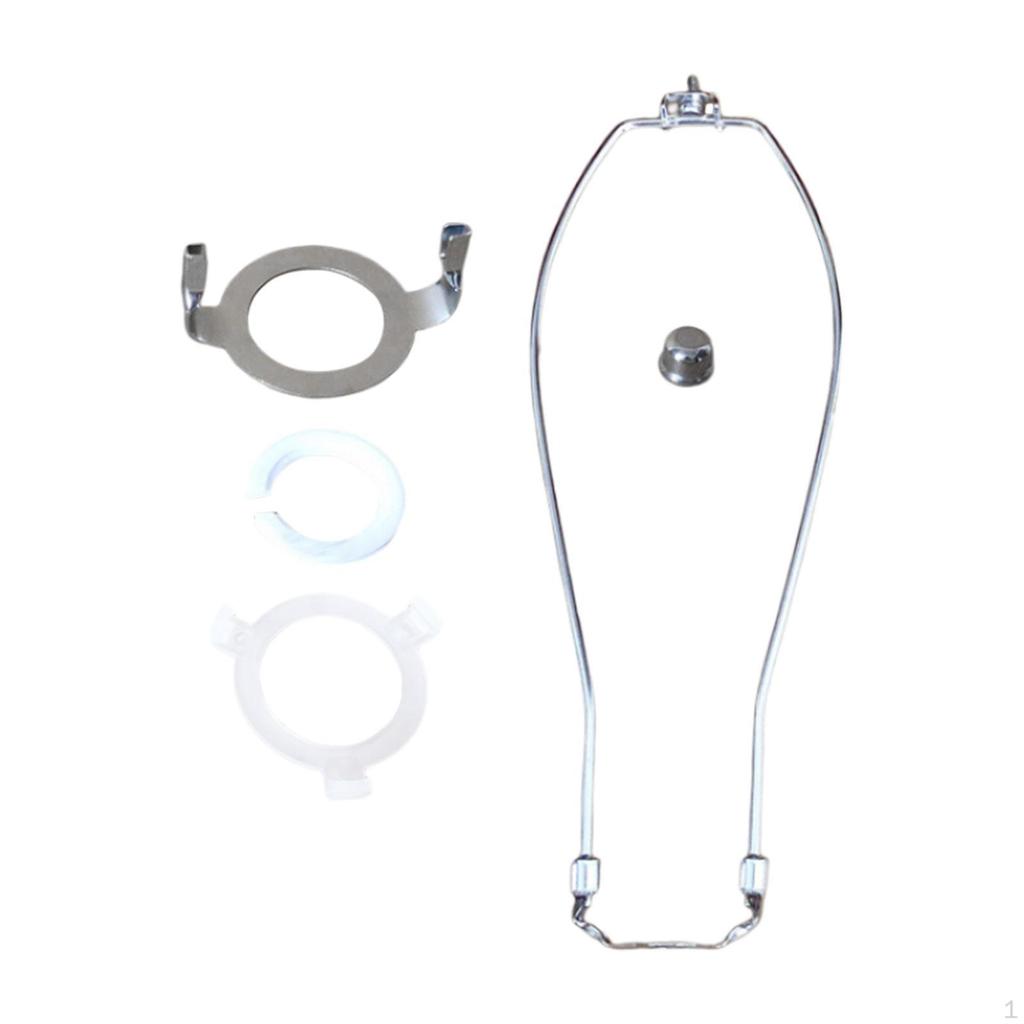 Adjustable Lamp Harp with Detachable Finial - Lighting Fixture Accessories