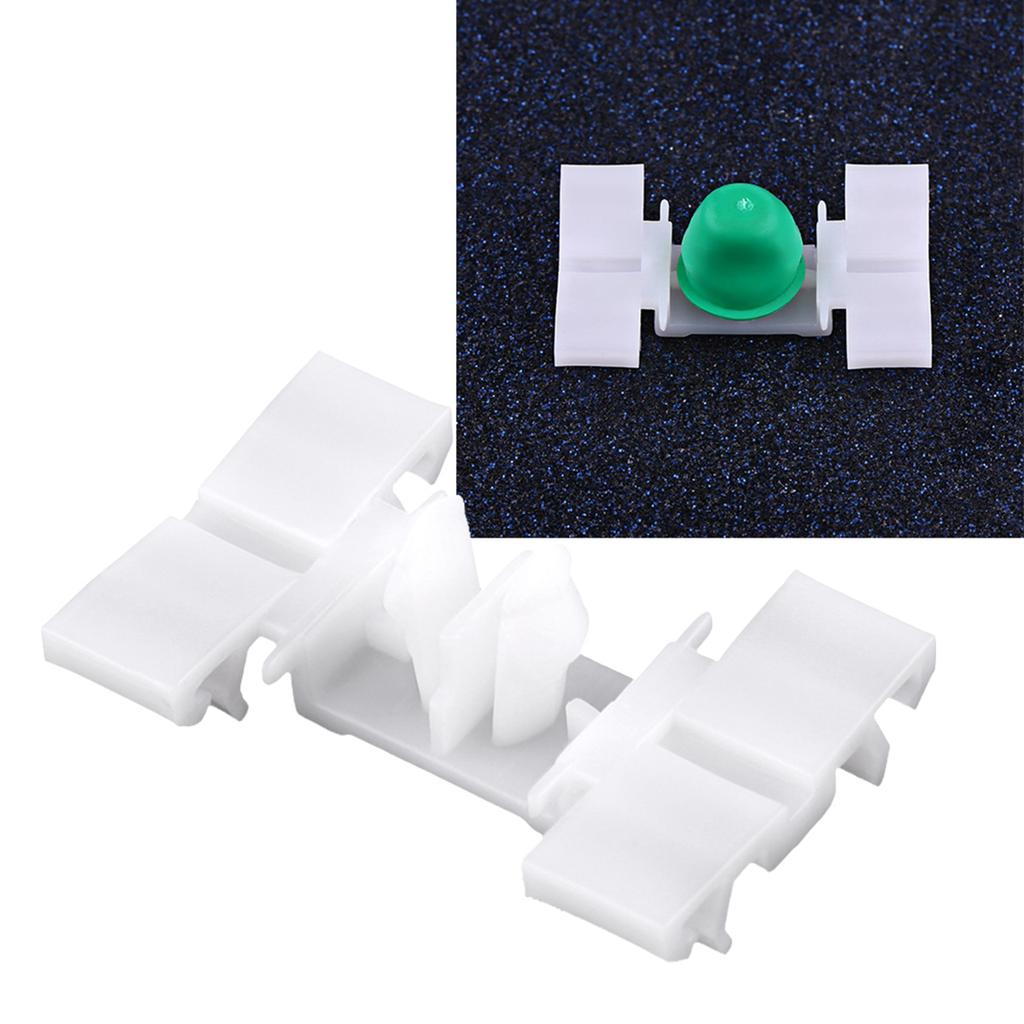 50 Pcs White Plastic Car Door Moulding Trim Clips Retainers Fasteners For BMW 3 Series E36 E46