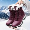 New Winter Snow Boots Thickened Warm Outdoor Mountaineering Shoes  Women Cotton Snow Boots Waterproof High Top Cotton Shoes