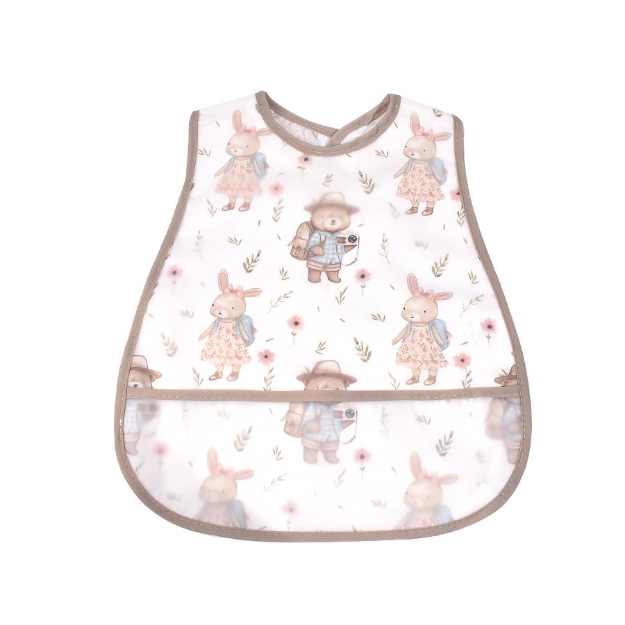 High Quality Adjustable Baby EVA Bibs Cartoon Cotton Child Waterproof Lunch Feeding Bibs For Kids Girls Boys Feed Accessories