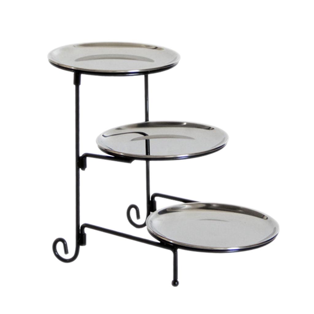 3 Tier Serving Tray Cupcake Stand Detachable Snack Storage Dessert Plate Restaurant