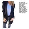 Warm Lady Winter Coat Mid Length Single Breasted Turn Down Collar Long Sleeves Pure Color Fake Pocket Outerwear Jacket Overcoat