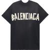 Balenciaga SS24 T Shirt Loose Fit Unisex Black 791615TQVQ61021