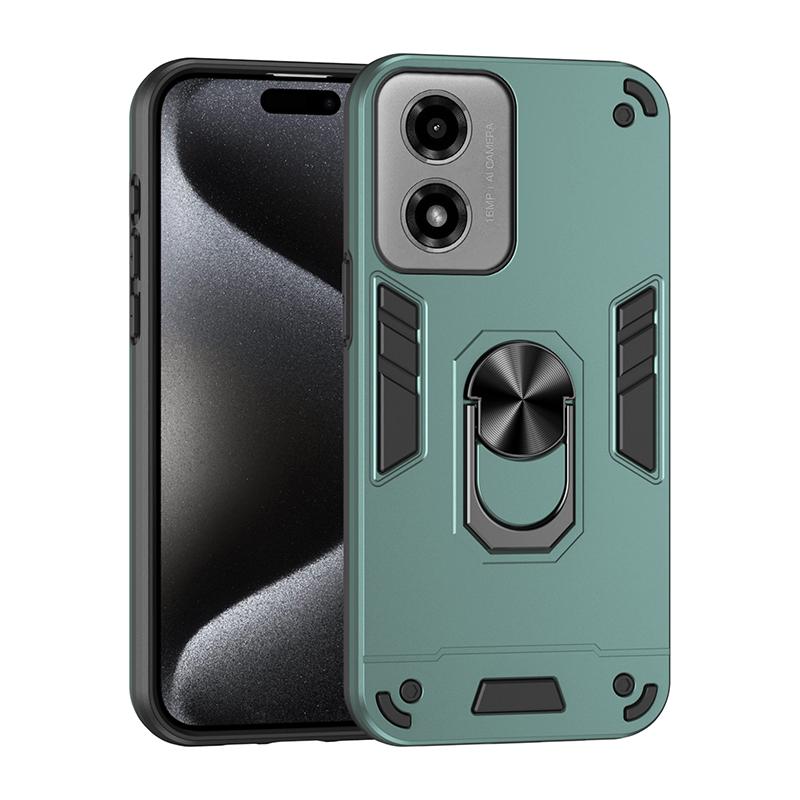 Shockproof Hard Armor Cover Case For Motorola Moto G04 G13 G14 G20 G23 G24 G30 G31 G32 G34 G35 Car Magnetic Ring Holder Cover