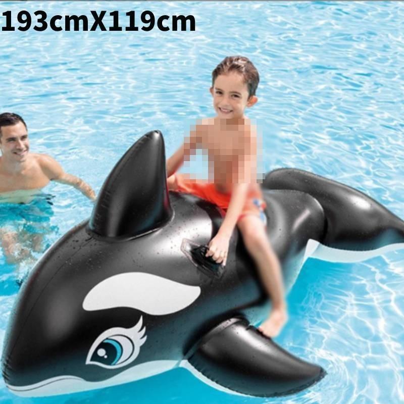 Intex Pvc Inflatable Ride-on Animal Swim Floats For Kids And Adults With Fun Designs