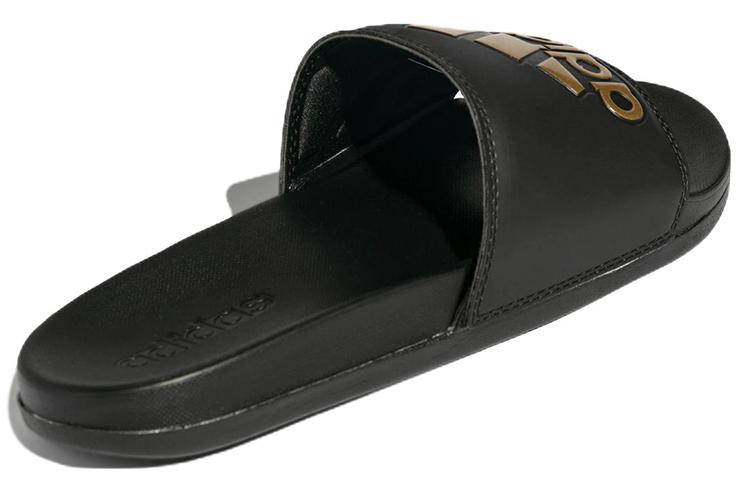 Adidas Adilette Comfort Slide 'Black Gold Metallic' GY1946