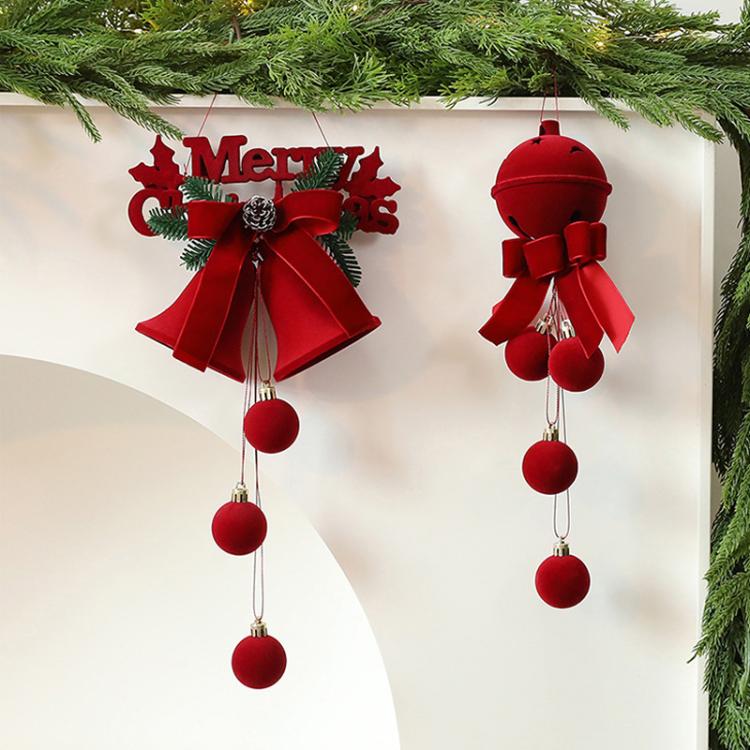 Christmas Flocking Decorations Window Hanging Accessories