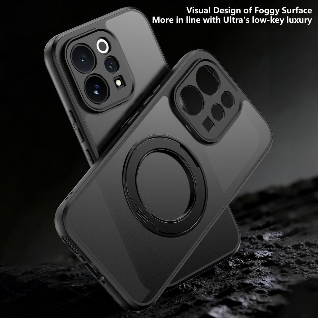 For VIVO V70 Case Hard PC Matte With Ring Stand Magnetic MagSafe Protective Back Cover Case For VIVO V70E V70 Phone Shell