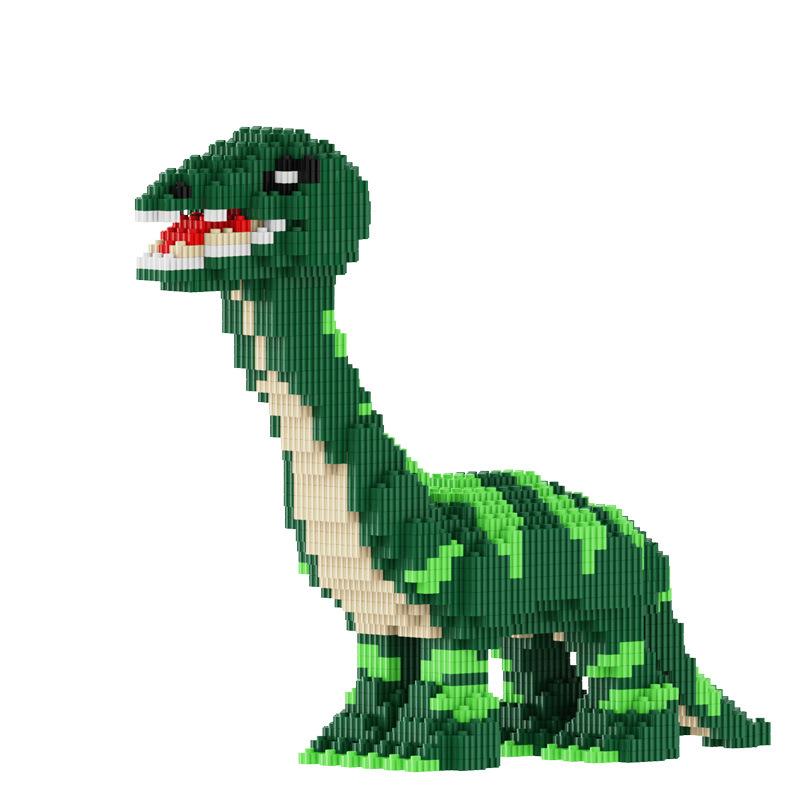 Dinosaur building blocks, Tyrannosaurus rex puzzle toys, Triceratops, Brachiosaurus figurines, gifts for boys and girls