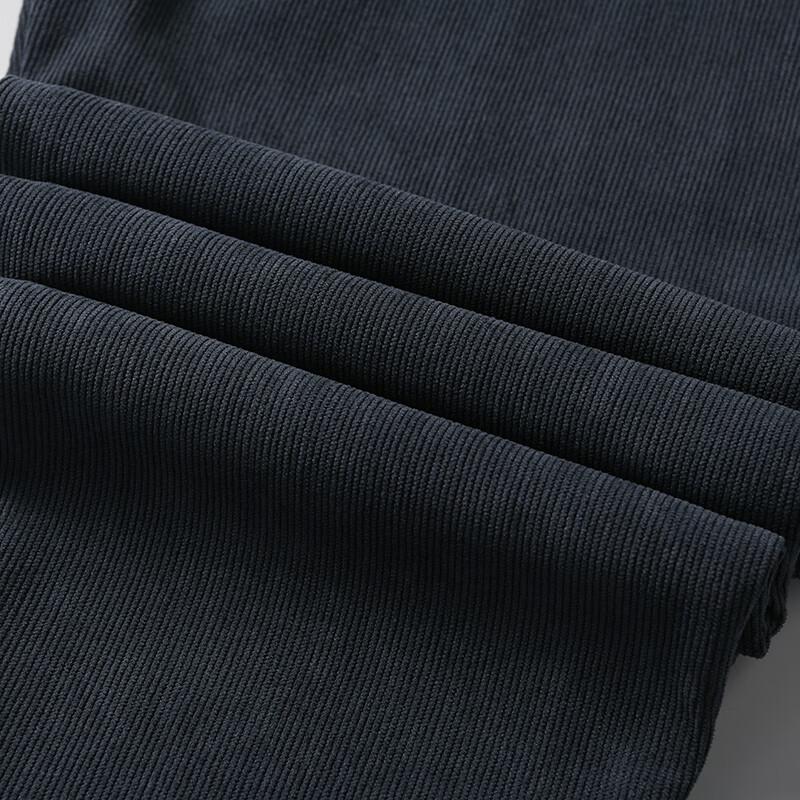 Shanshan Men's 2025 Autumn/Winter Fleece Lined Straight Leg Casual Pants