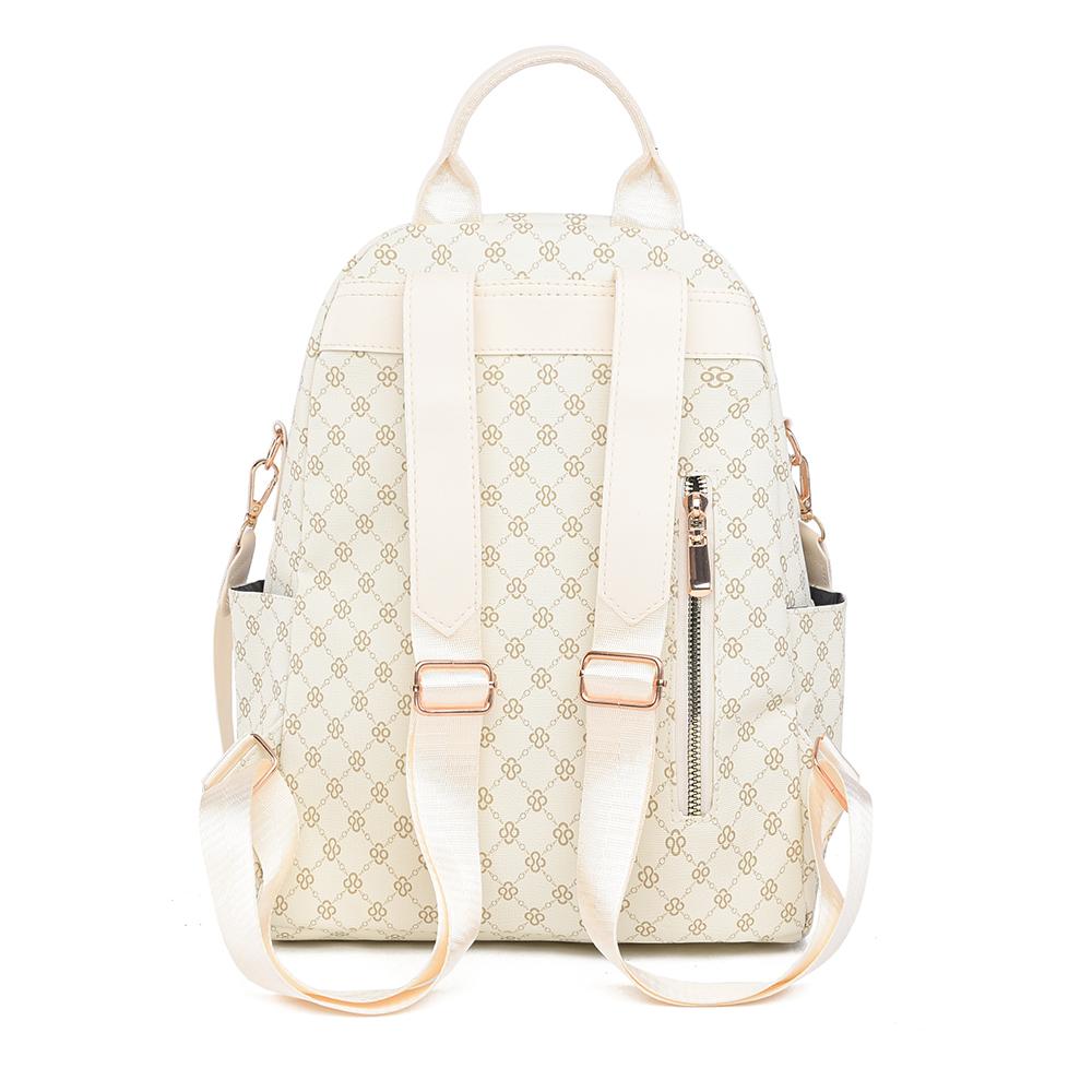 Retro Ryggsäck Dam Multifunktionell Axelväska Student Skolväska