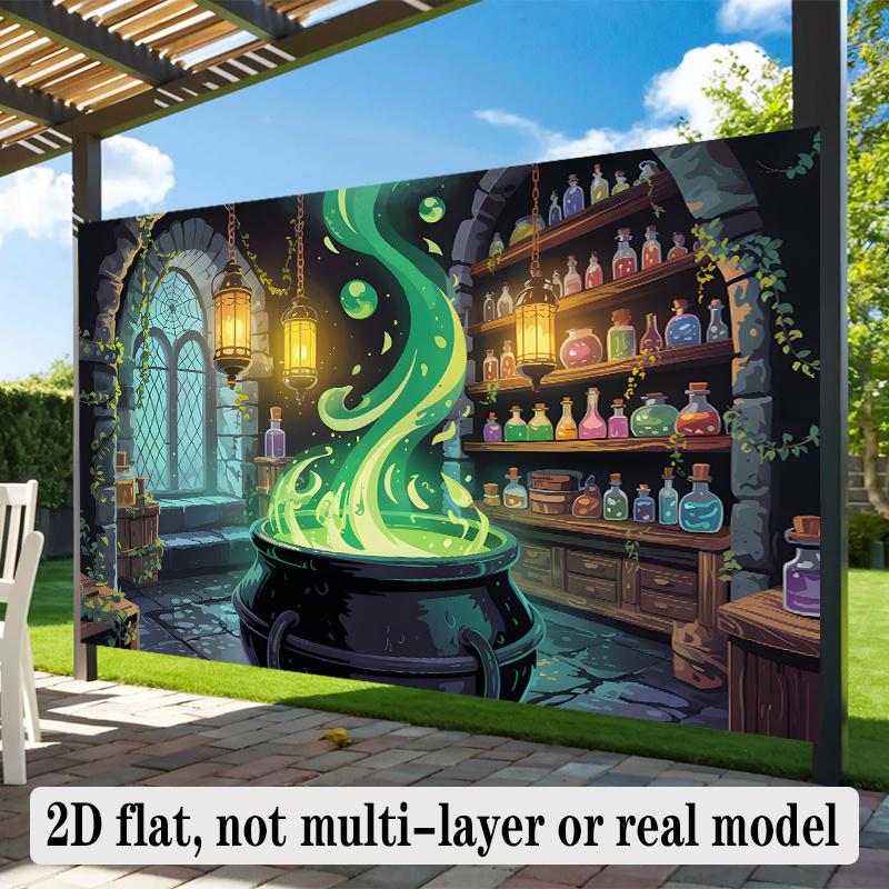 Backdrop Potion Laboratory Polyester Party Wall Decor