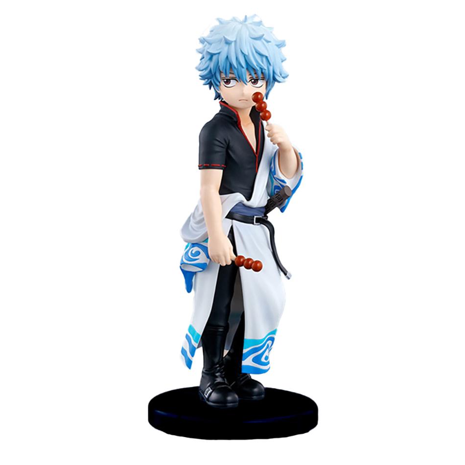 13CM Adokenette GINTAMA Sakata Gintoki&Katsura Kotarou Figure Anime Peripheral Action Model Desktop Decorative Toy Collect Gift