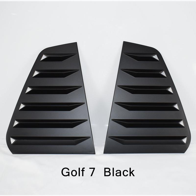 1Pair Window Trim Spoiler For Volkswagen VW Golf 6 MK6 Golf 7 MK7 MK7.5 GTI R 2003-2020 Rear Door Window Shutter Cover Sticker