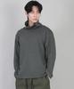 Seinteukeulu Plain Turtleneck Long Sleeve Tee Ppl-884 Slate Gray