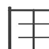 Replacement Headboard Metal Black 180 Cm
