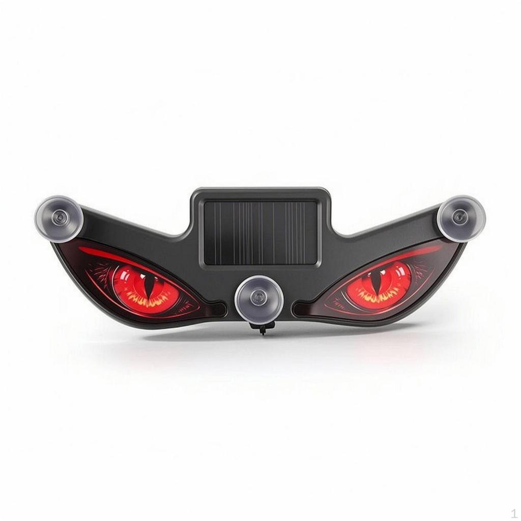 Devil Glowing Window Feature USB-C Recharge-Capable Car Light with