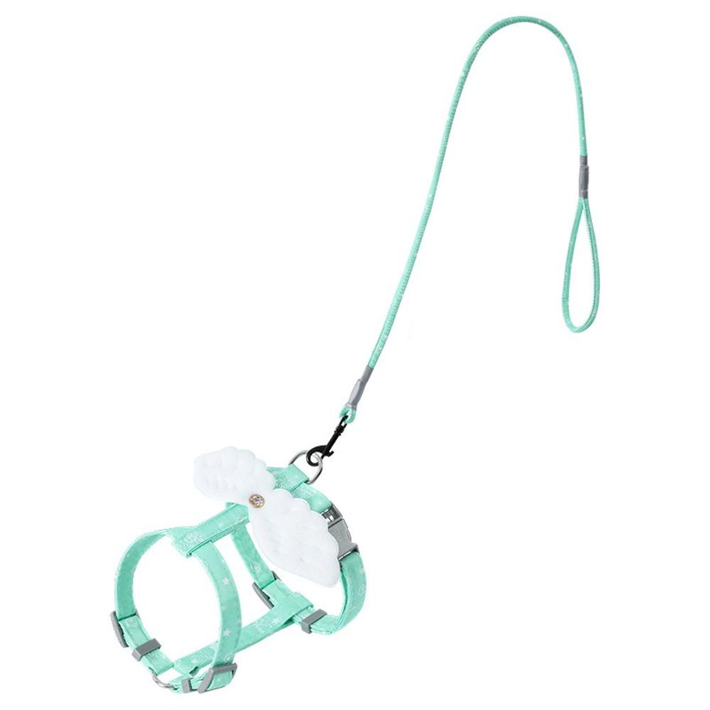 

Adjustable pet cat small wing leash set small dog dog leash dog I-shaped chest strap S (refer to the picture size)