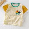 Nuova T-shirt Casual per Bambini Stampa Cartone Animato Carina T-shirt Manica Corta Top Confortevoli Con Pantaloncini Abbigliamento Estivo per Bambini Piccoli