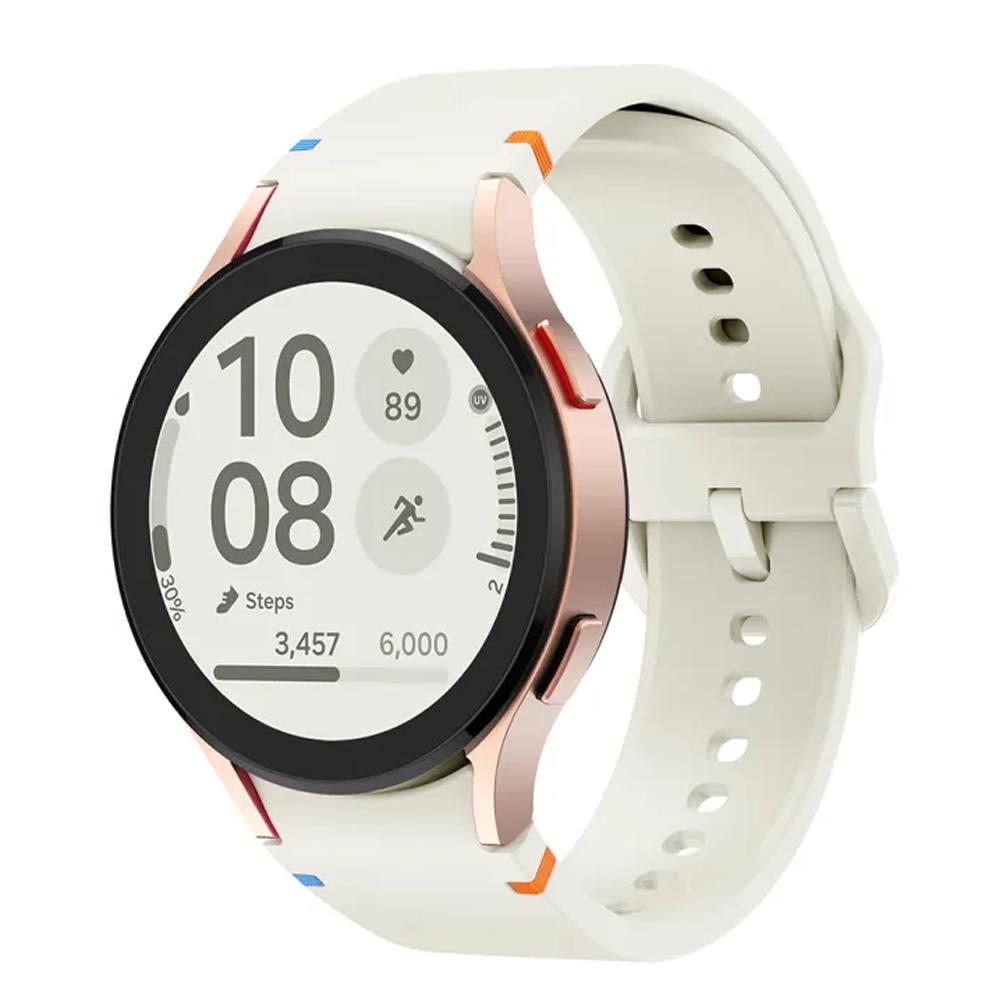 Official-website Strap for Samsung Galaxy Watch 7 FE 44mm 40mm Silicone Bracelet Galaxy Watch6 4 6 Classic 5 Pro Band 43mm 47mm