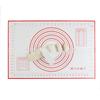 Large Silicone Dough Kneading Mat Rolling Pin Baking Mat Non Slip Heat Insulation for Kitchen