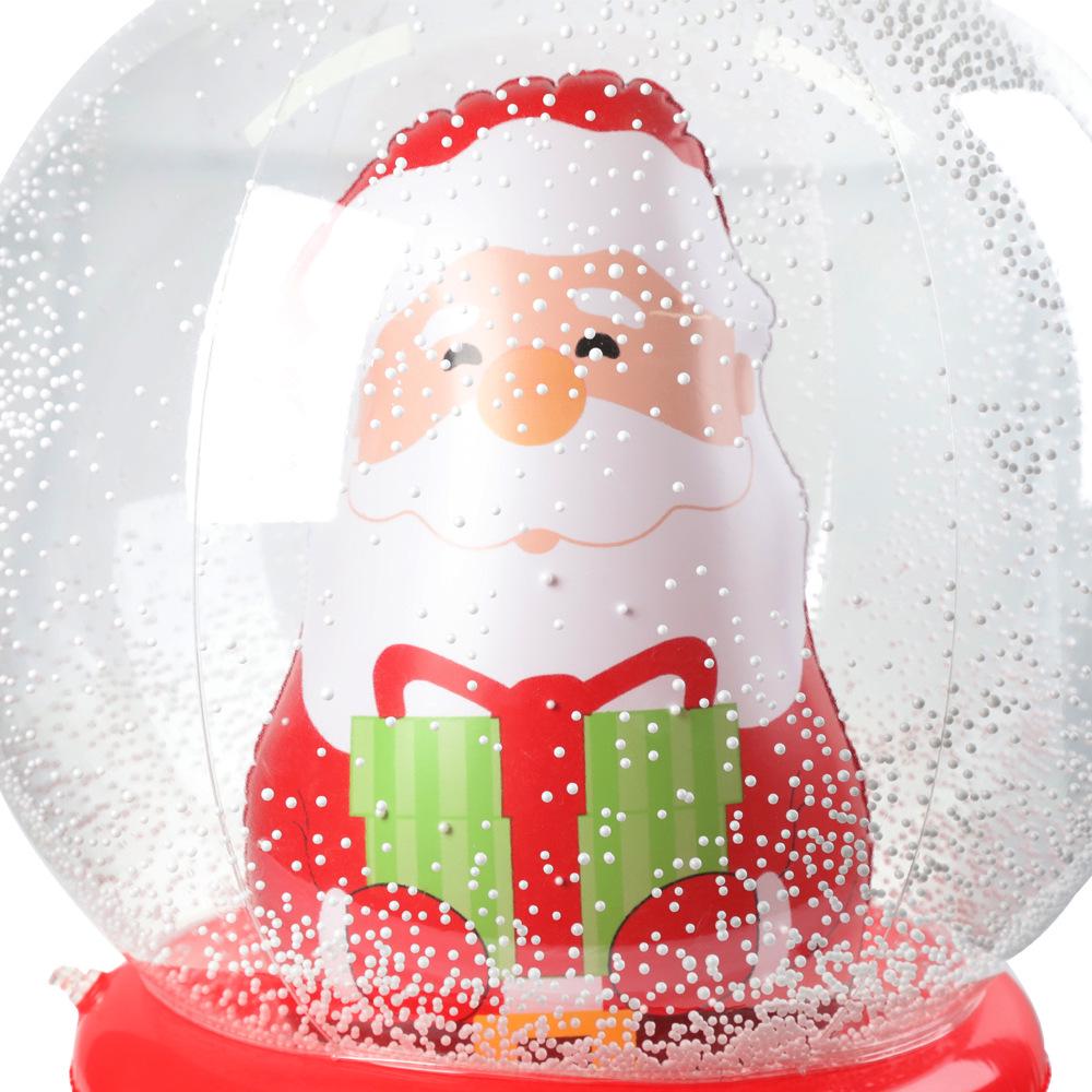Inflatable Christmas Cartoon PVC Ball for Outdoor Holiday Decor