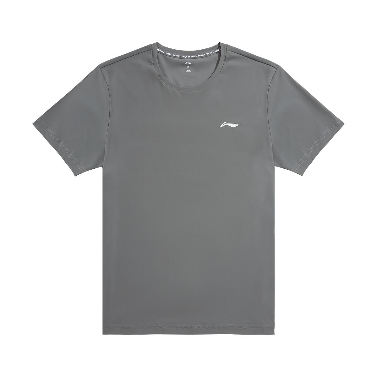 

Li-Ning Fashionable Simple Versatile Casual Breathable Sports Short Sleeve T-Shirt Unisex Tops Guangdong-Blue ATSU835-3 S