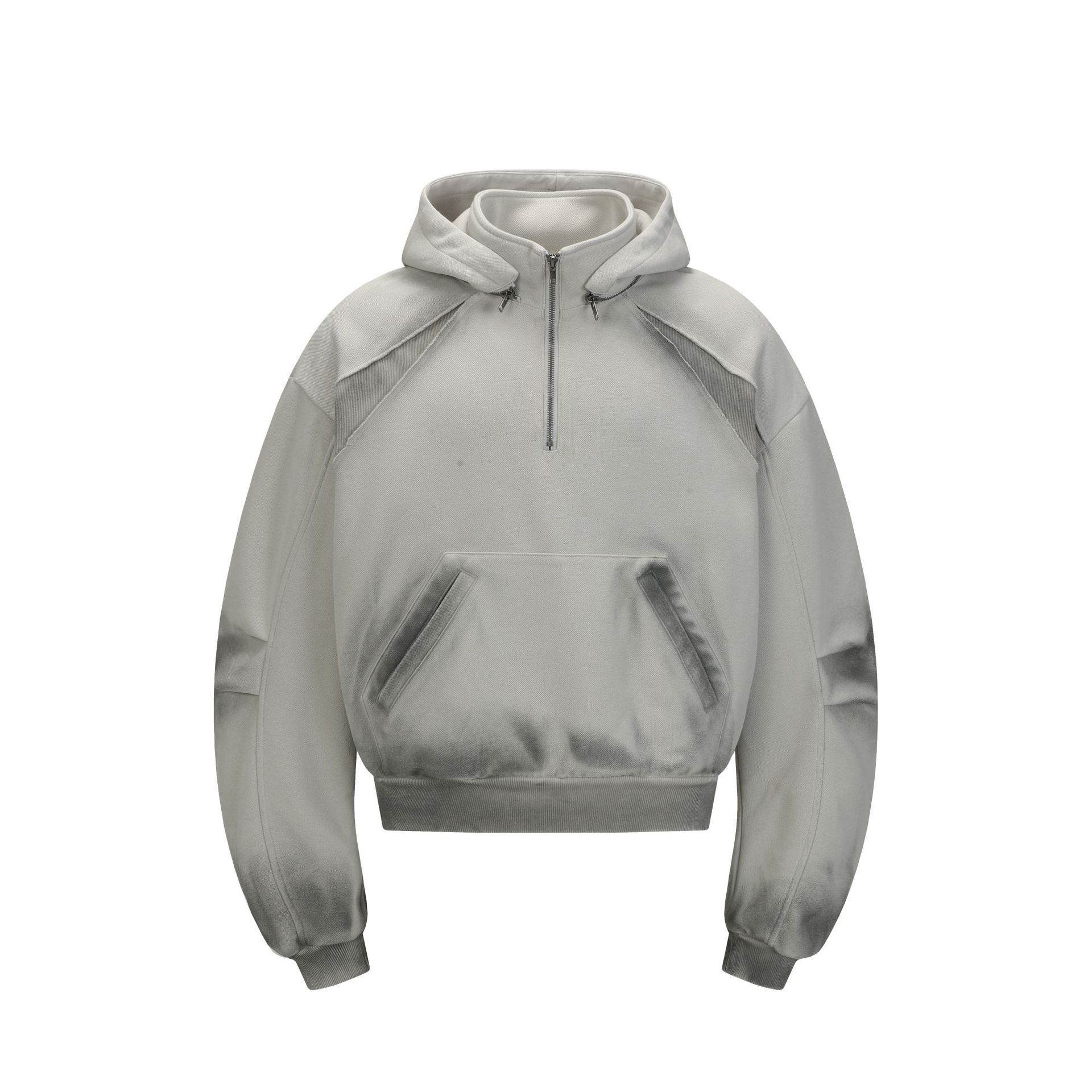 Men s Autumn American Trend Brand Wasteland Feng Shui Wash Dirty Hooded Sweater Street Hoodie S