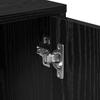 Sideboard 2 Pcs Black Oak Effect 60 X 31 X 70 Cm