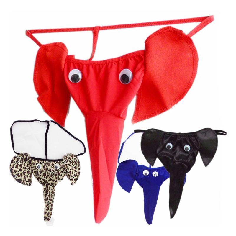 Sexy Lingerie Men Panties G Strings Underwear Elephant Briefs Knickers Erotic Sex Toys For Men Role Play Adult Games