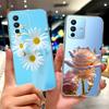 For Vivo V23 Pro Case V2132 Cute Love Heart Painted Cover Soft Slim Phone Case For Vivo V23e V 23 Pro VivoV23 5G Back Cover Bags