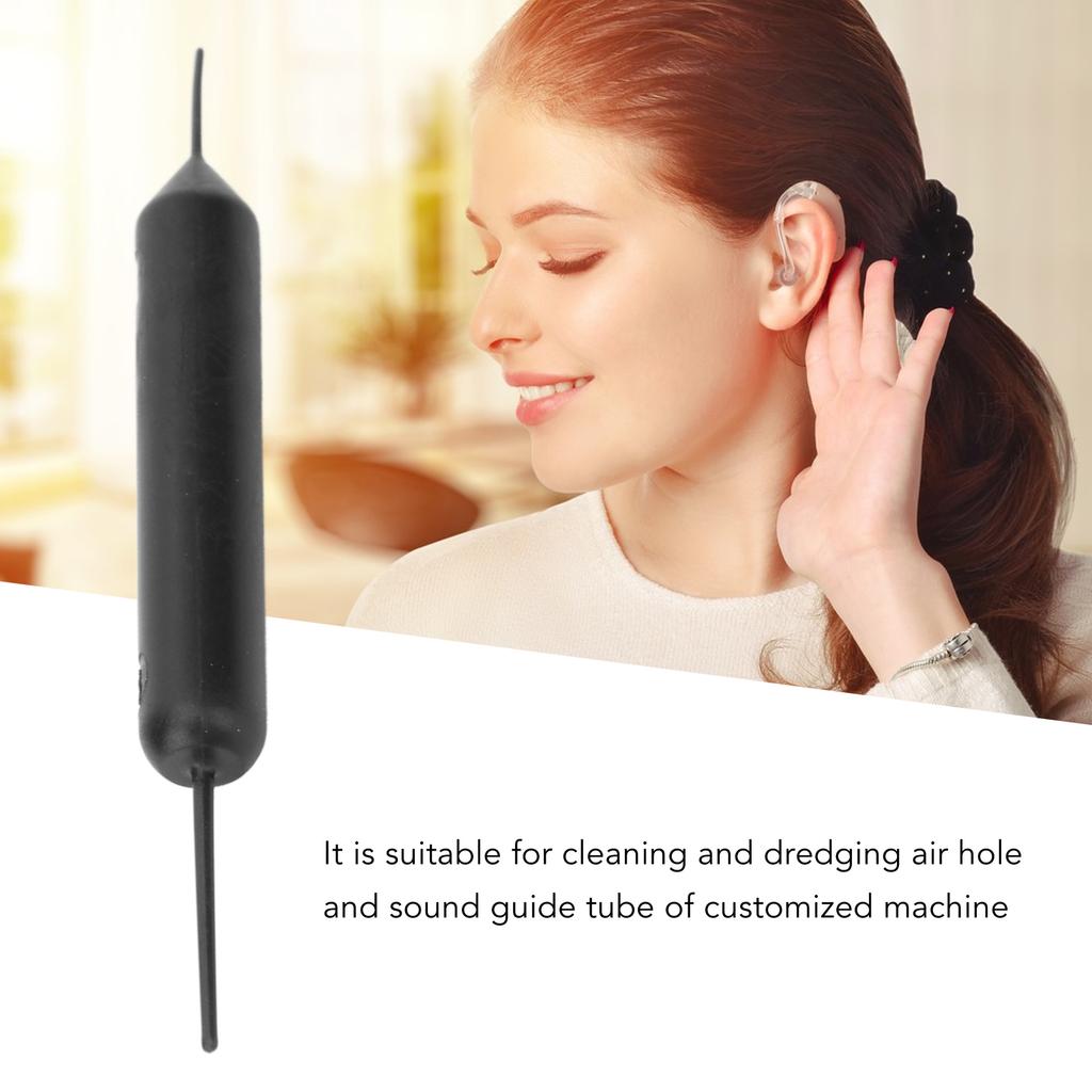 20pcs Hearing Amplifier Short Needles Portable Hearing Amplifier Cleaning Kit for Sound Tubes