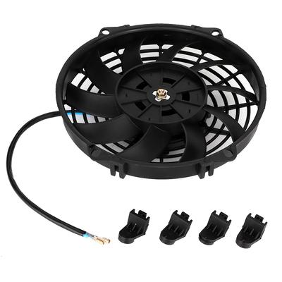 24V 9   Universal Car Curved Blade Air Conditioner Condenser Electric Cooling Fan
