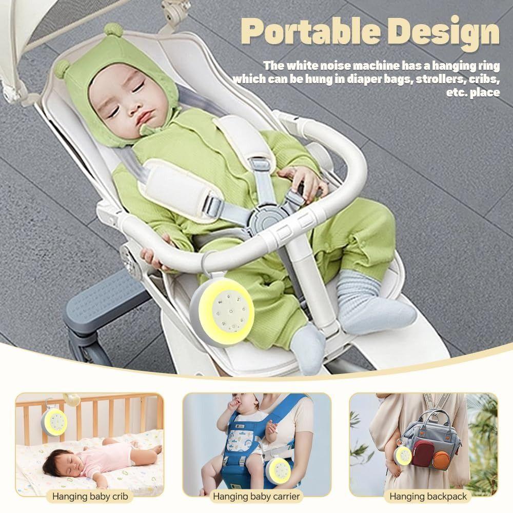 with Night Light Sleep Aid Device Rechargeable White Noise Machine New Baby Sound Machine