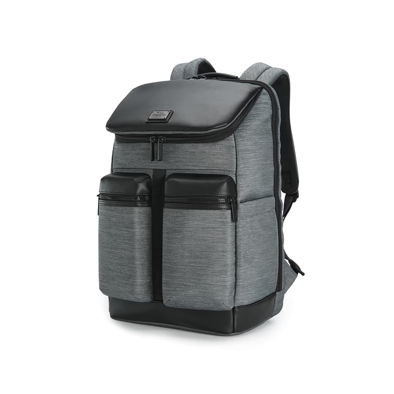 New FILA WHITE Fabric Backpack Men's Carbon Black Gray F13M543102FGY