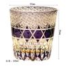 24% Pbo High Lead Crystal Whiskey Glass 320Ml Japanese Edo Kiriko Hand Carved Pattern Luxury Artwork Old Fashioned Cocktail Bran