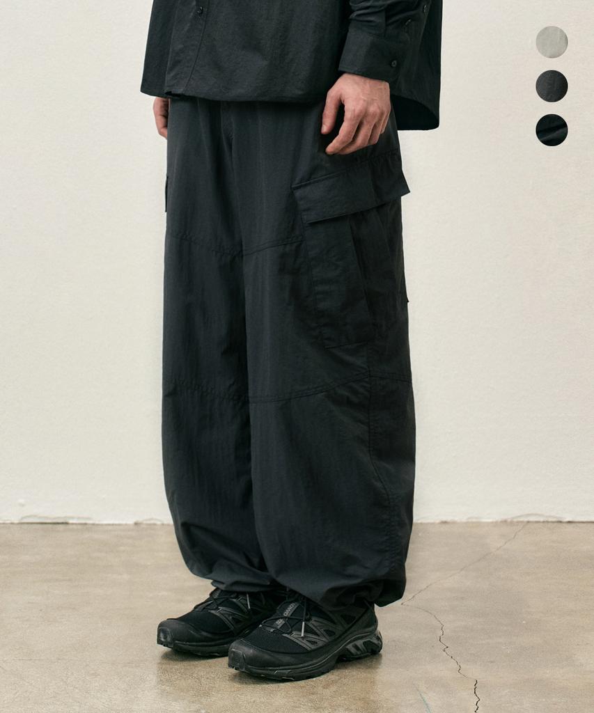 COSTUME O’CLOCK Nylon Balloon Cargo Pants 3 Color Coospt242