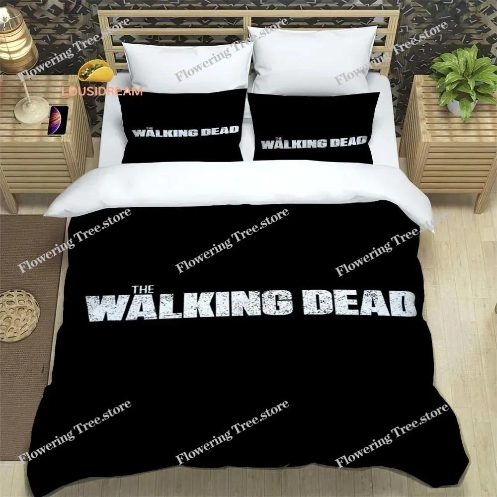 Poster The Walking Dead Sheets Quilt Covers Bedding Dormitory Sheets Bedding Set Soft Warm Bedding Set