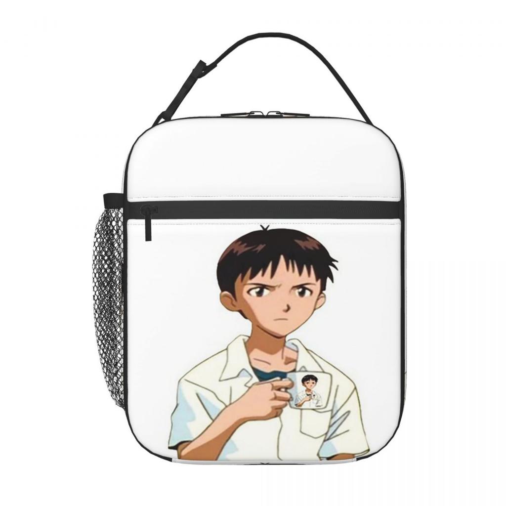 Cup Of Shinji Insulated Lunch Bag for Women Children Portable Food Boxes Thermal Lunch Box Tote