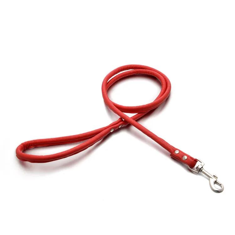 

Pu Leather Dog Leashes Small Pet Walking Leash Adjustable Dog Leads Puppy Pet Supplies 120x1cm