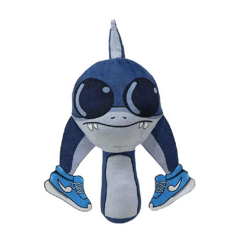 

Tung Sprunki Tung Tungsahur Game Shark Plush Animal Toy Stuffed Doll Kids Gift Blue