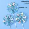 Frozen Christmas Snowflake Acrylic Cake Decoration Insert