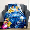 1pc, Disney Cinderella Blanket Seasonal Universal Home Decorative Throw Blanket for Room, Gift Idea for Family and Friend, Living Room, Travel