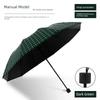 New Model Bone-Edged 70% off Grid Umbrella, Sun Protection Umbrella, Large Business Folding Umbrella, Business Gift Iron Umbrella