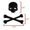 Fashion Motorcycle Car Universal 3D Ghost Skull Skeleton Crossbone Sticker Motorcycle Badge Emblem Car Decal Styling Accessories