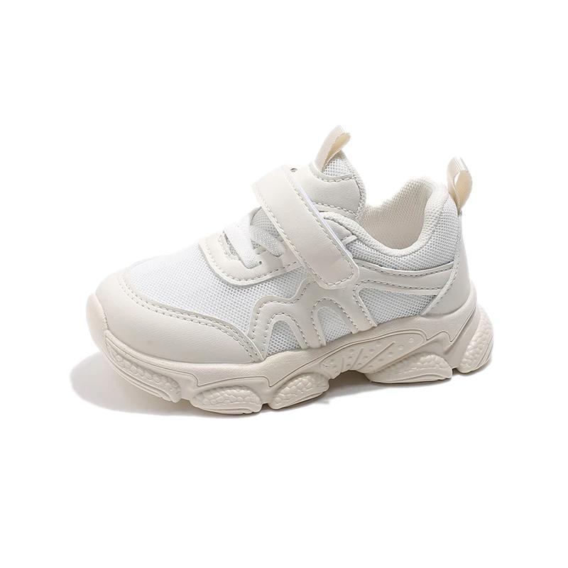 Children's Casual Shoes for Boys Girls Toddlers Fashion Classic Kids White Sports Shoes for Kindergarten School Mesh Breathable